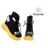 Tenis Plataforma Negro Anthony Wang