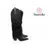 Botas Altas Plegables Negro