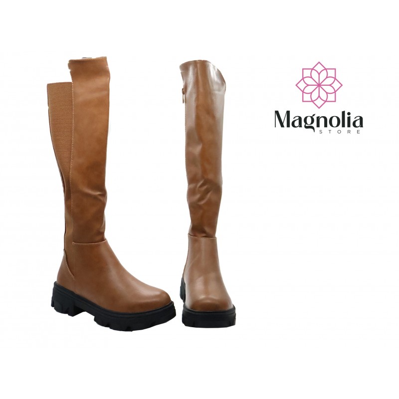 Botas Altas Tacón Bajo